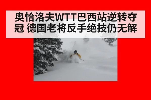 奥恰洛夫WTT巴西站逆转夺冠 德国老将反手绝技仍无解